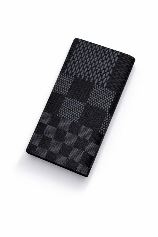 Damier Patchwork Card Holder, Wallet – Black