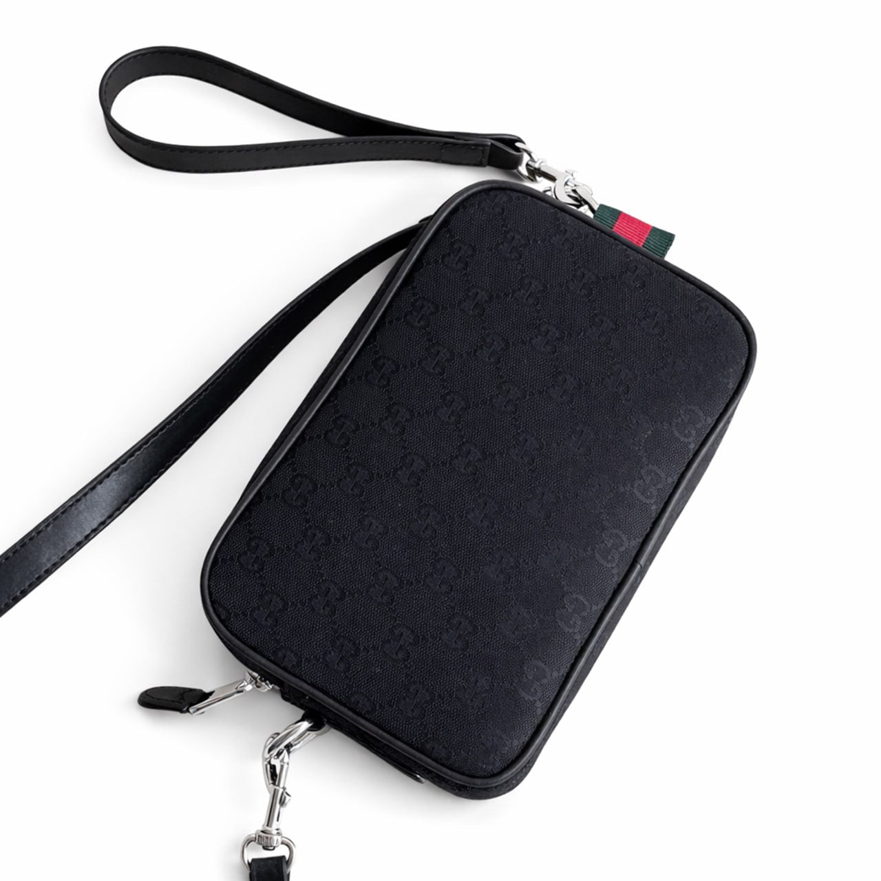 Canvas Minimalist Crossbody Bag (Black)