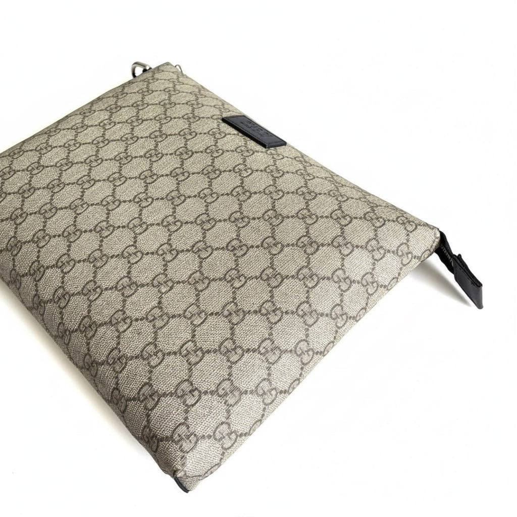 Canvas Zip Pouch with Wrist Strap