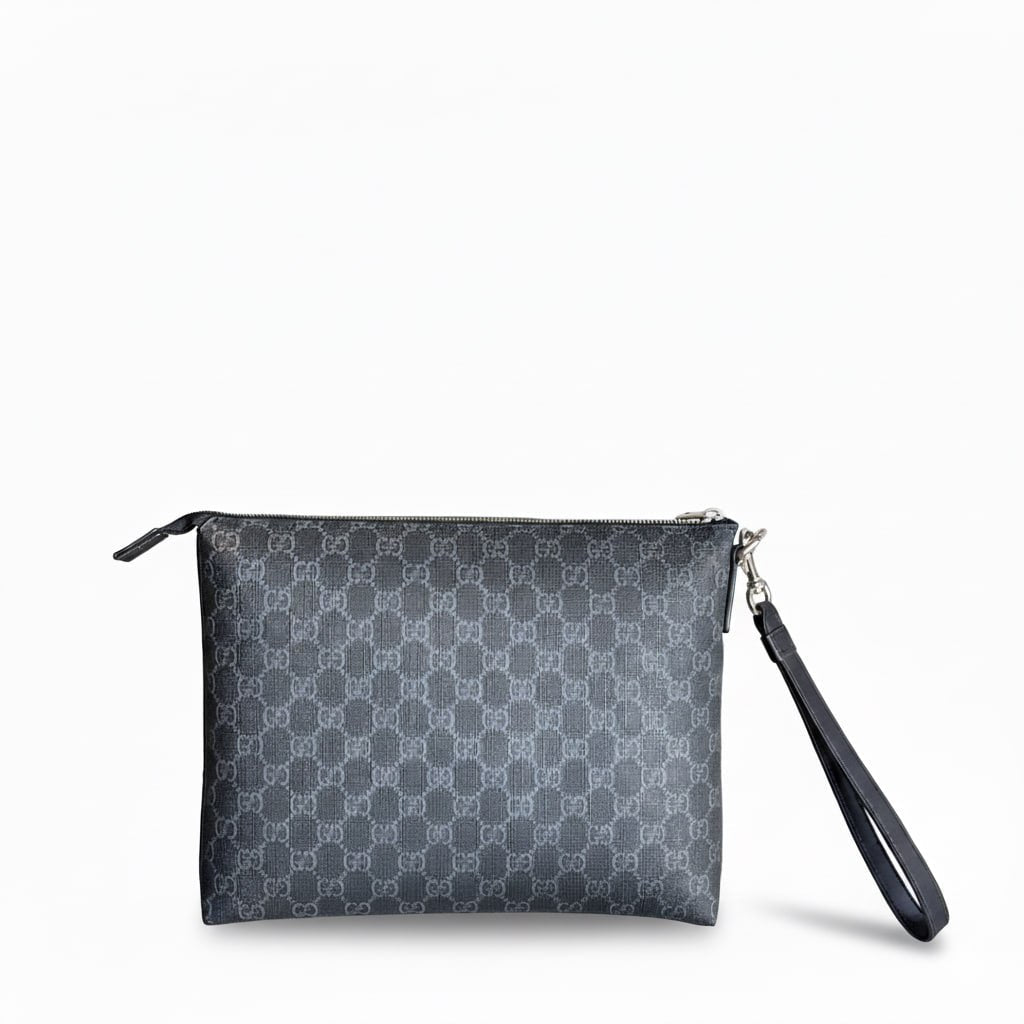 Canvas Zip Pouch Black