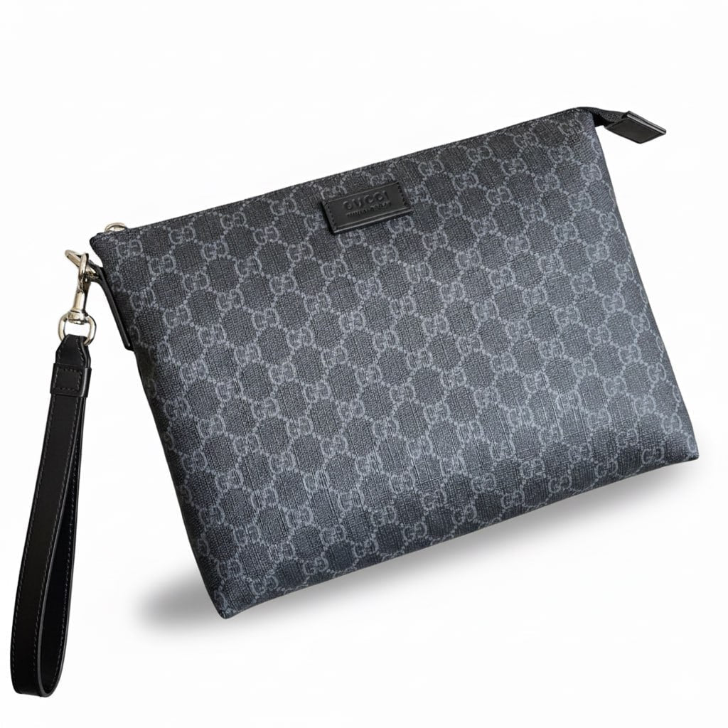 Canvas Zip Pouch Black
