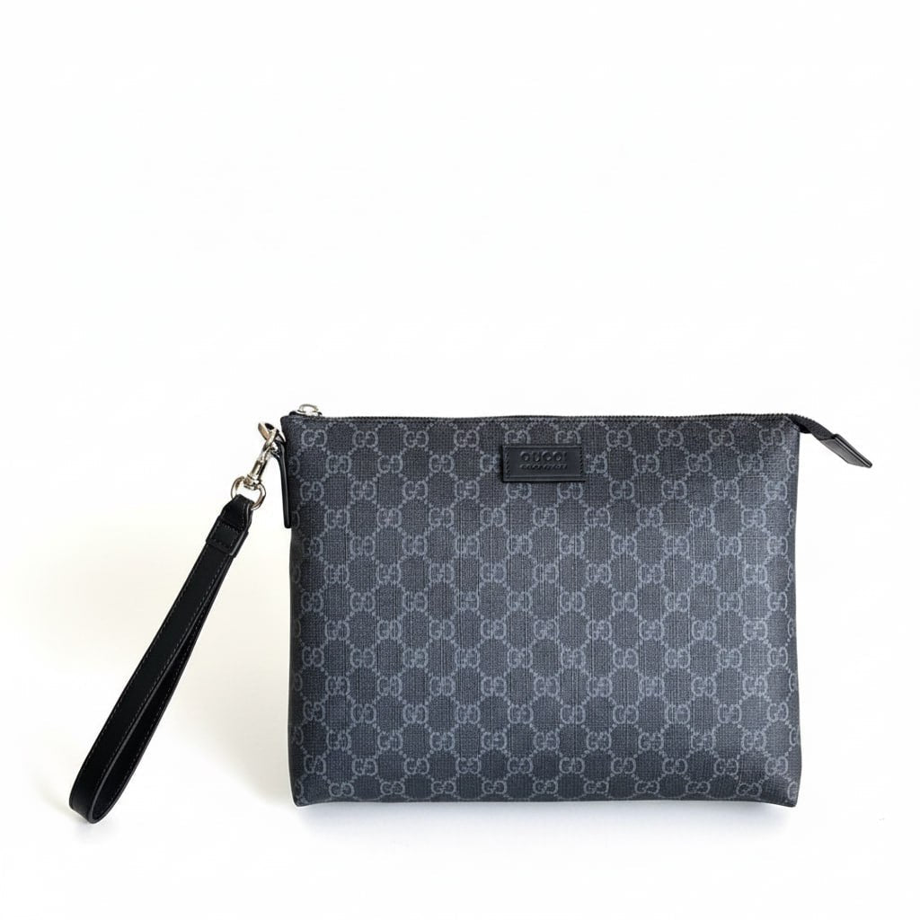 Canvas Zip Pouch Black