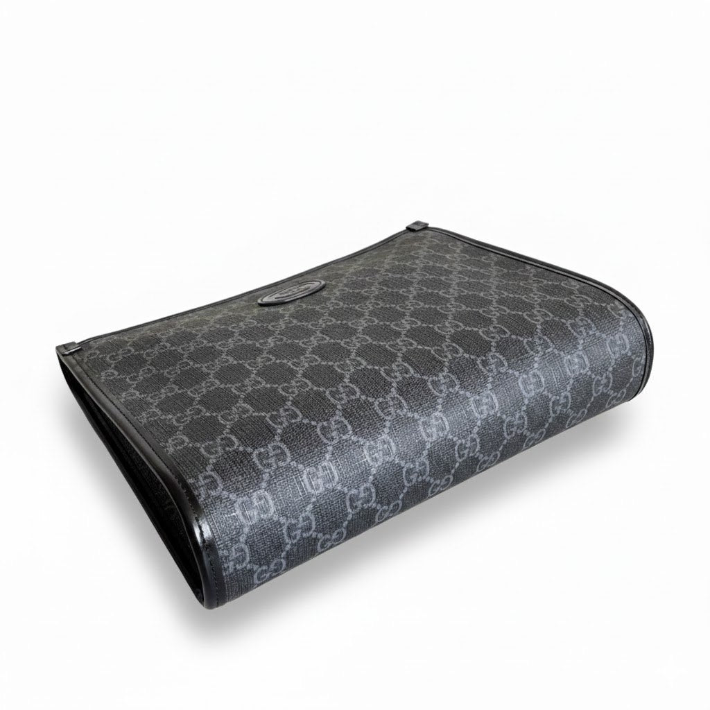 Supreme Coated Canvas Clutch Pouch