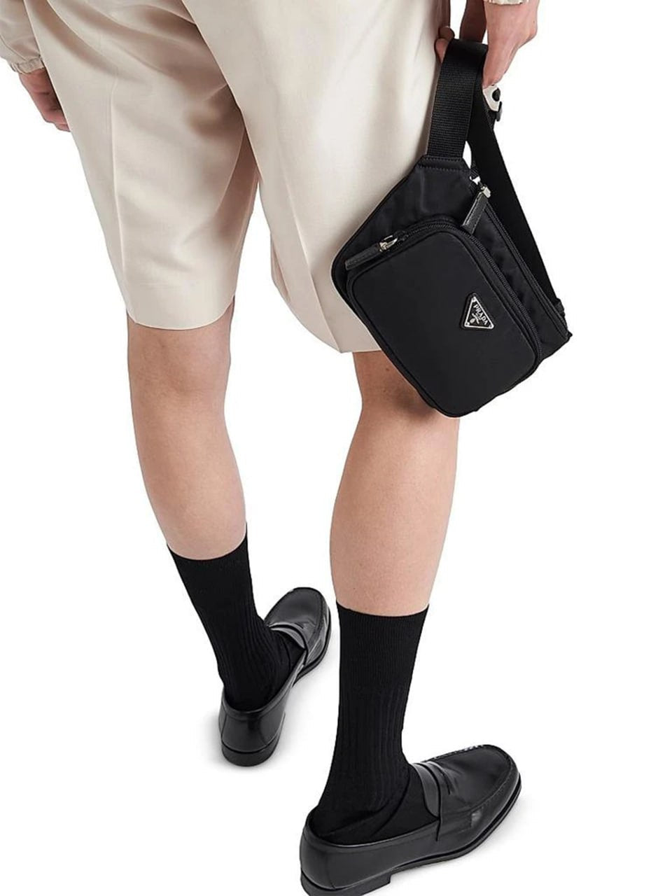 Re-Nylon Belt Bag (Black)