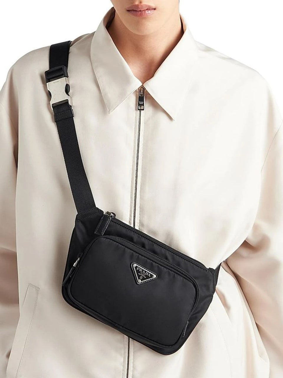 Re-Nylon Belt Bag (Black)