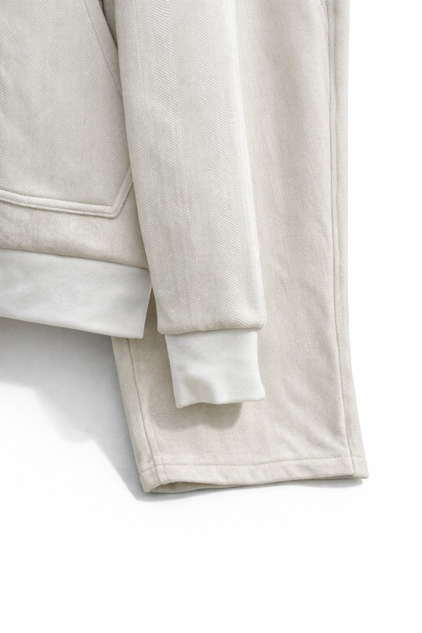 Ivory Heritage Zip Hoodie & Jogger Set