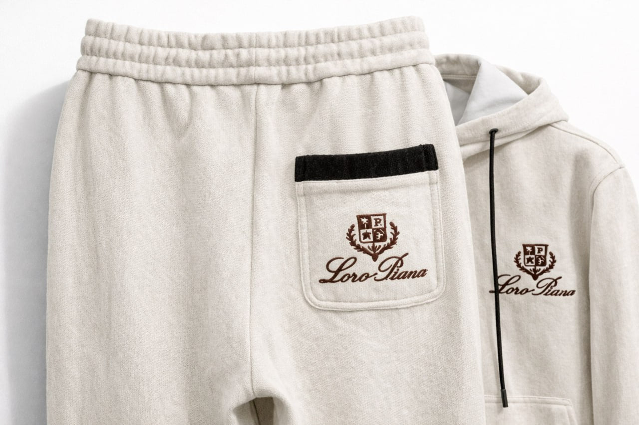 Ivory Heritage Zip Hoodie & Jogger Set
