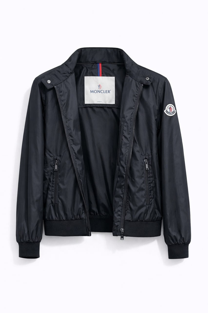 Classic Nylon Bomber Jacket
