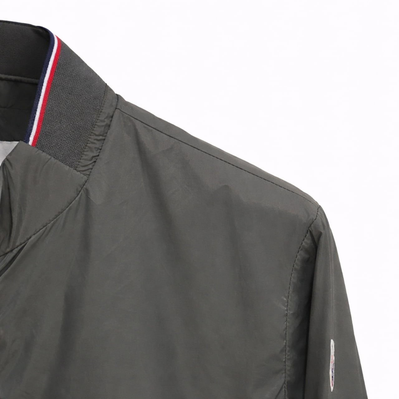 Classic Nylon Bomber Jacket – Graphite Grey