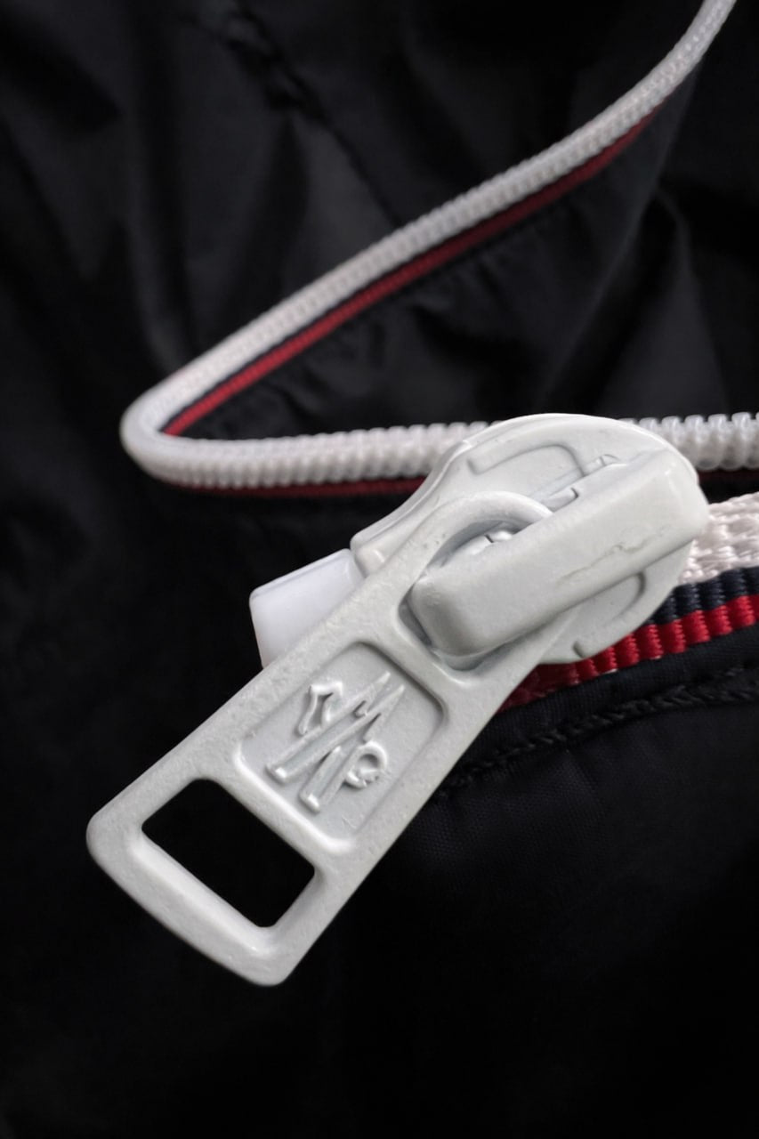 Hooded Nylon Jacket – Black