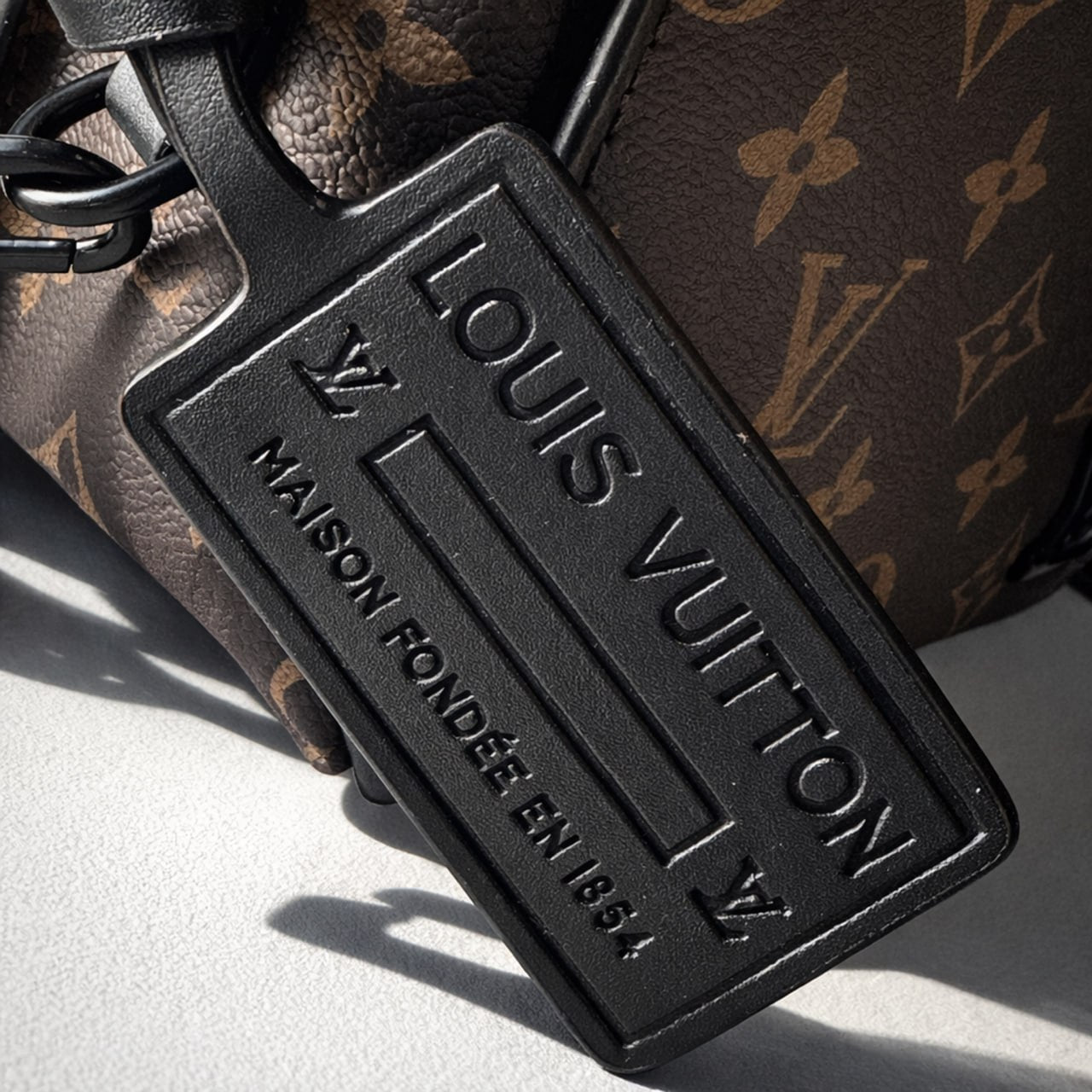 Monogram Eclipse Small Crossbody / Wallet Bag (Black Hardware)