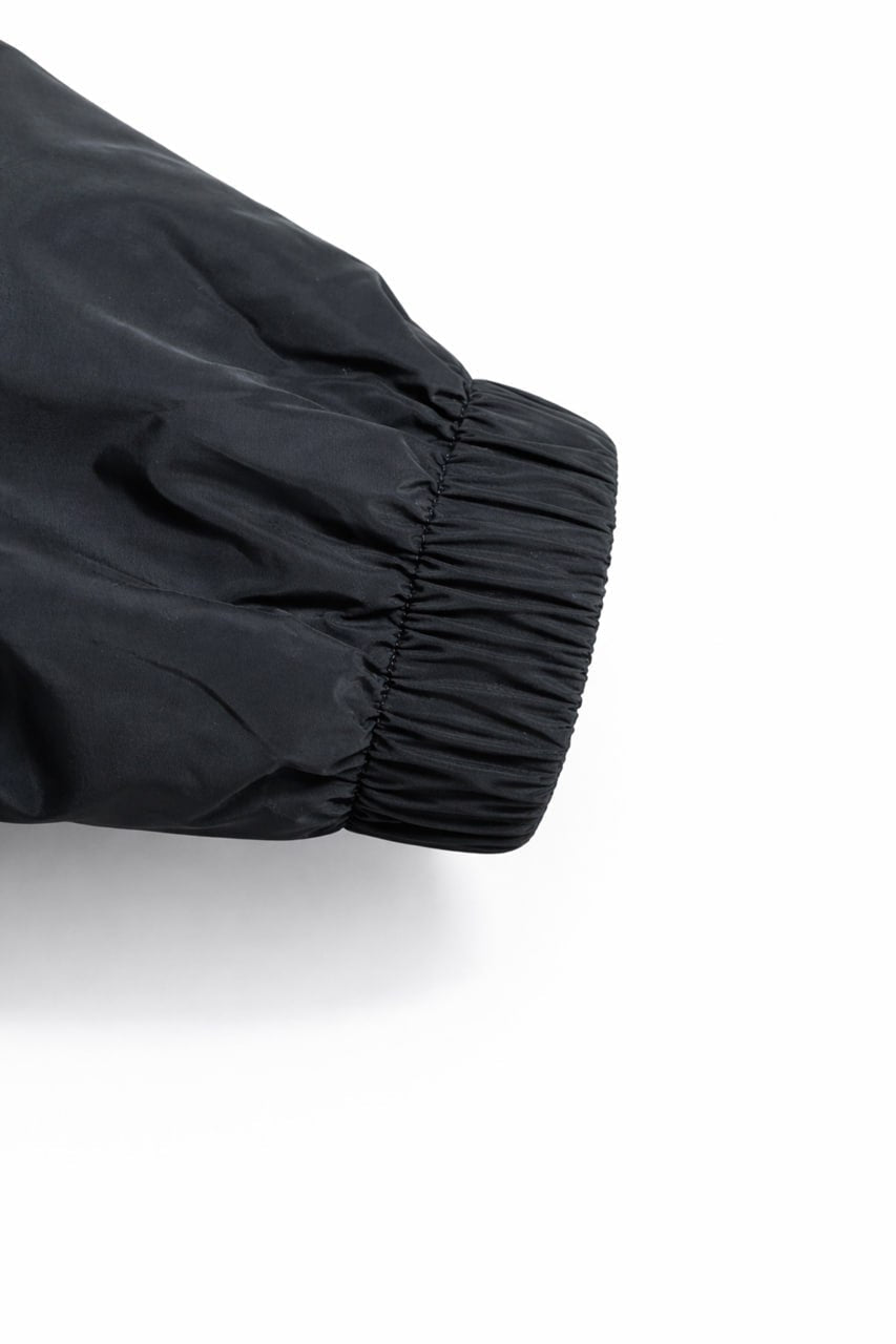 Hooded Nylon Jacket with Equestrian Knight Emblem
