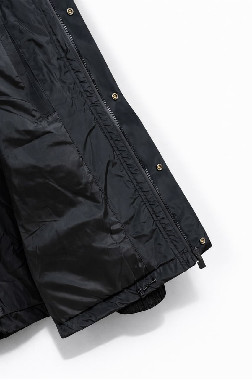 Hooded Nylon Jacket with Equestrian Knight Emblem