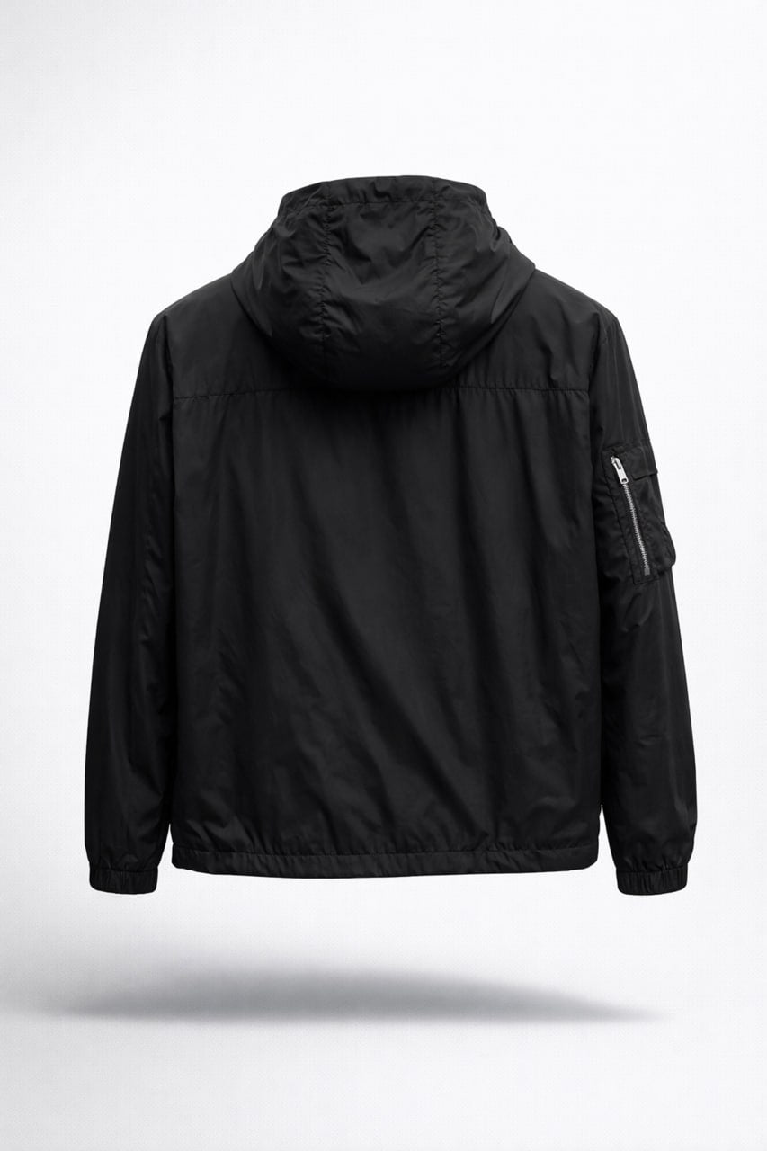 Re-Nylon Hooded Zip Jacket