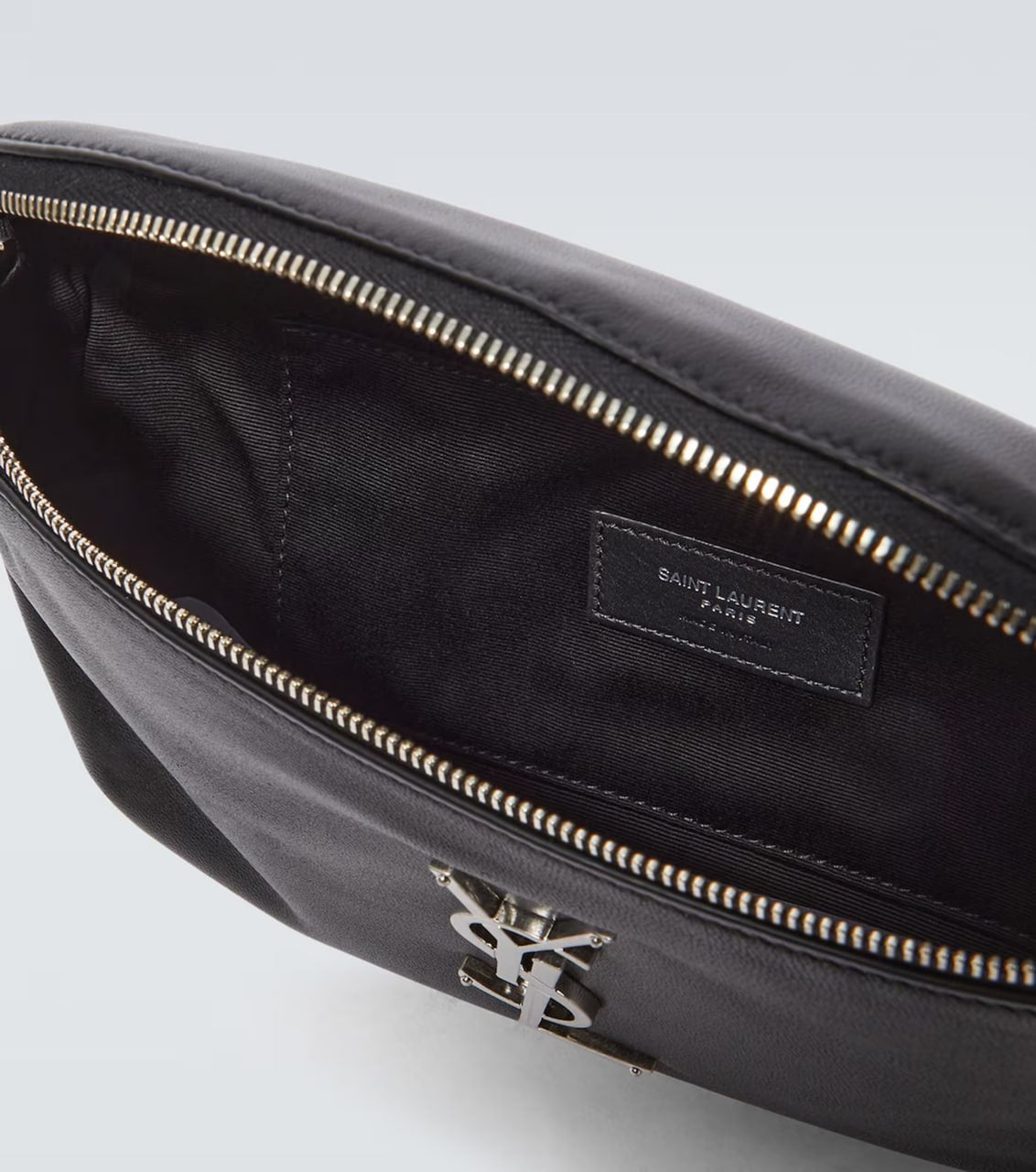 Monogram Leather Belt Bag (Black)