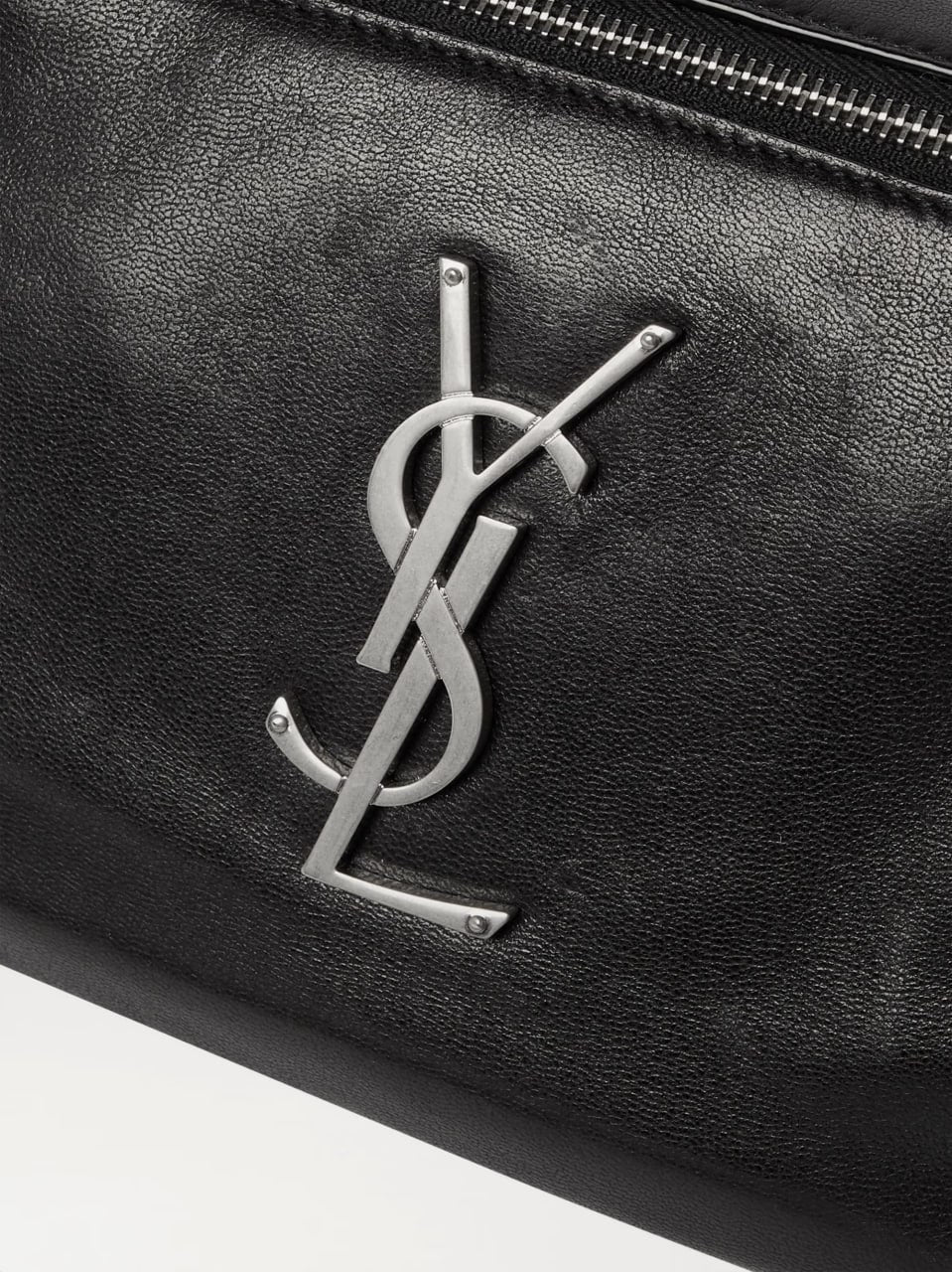 Monogram Leather Belt Bag (Black)
