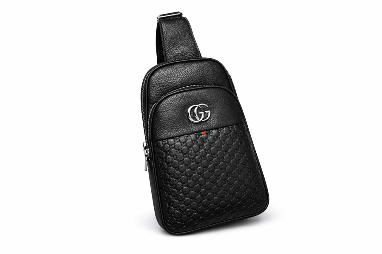 Marmont Matelassé Leather Crossbody Bag (Black)