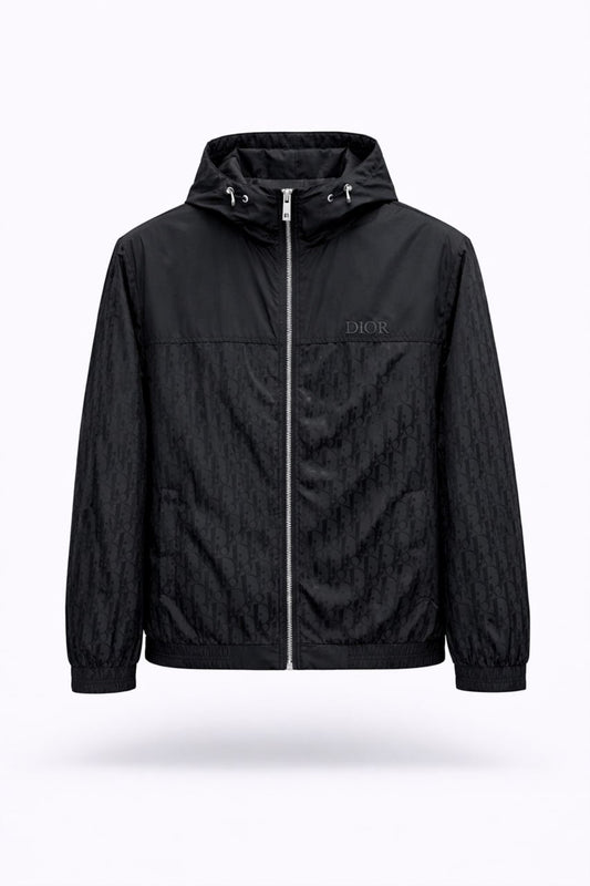 Dior Oblique Hooded Windbreaker Jacket