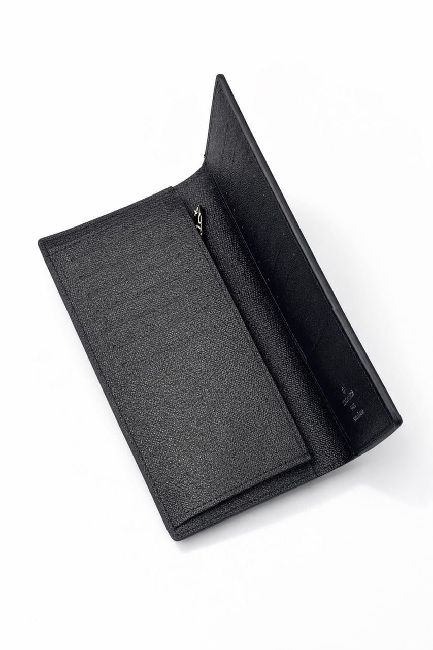 Damier Patchwork Card Holder, Wallet – Black
