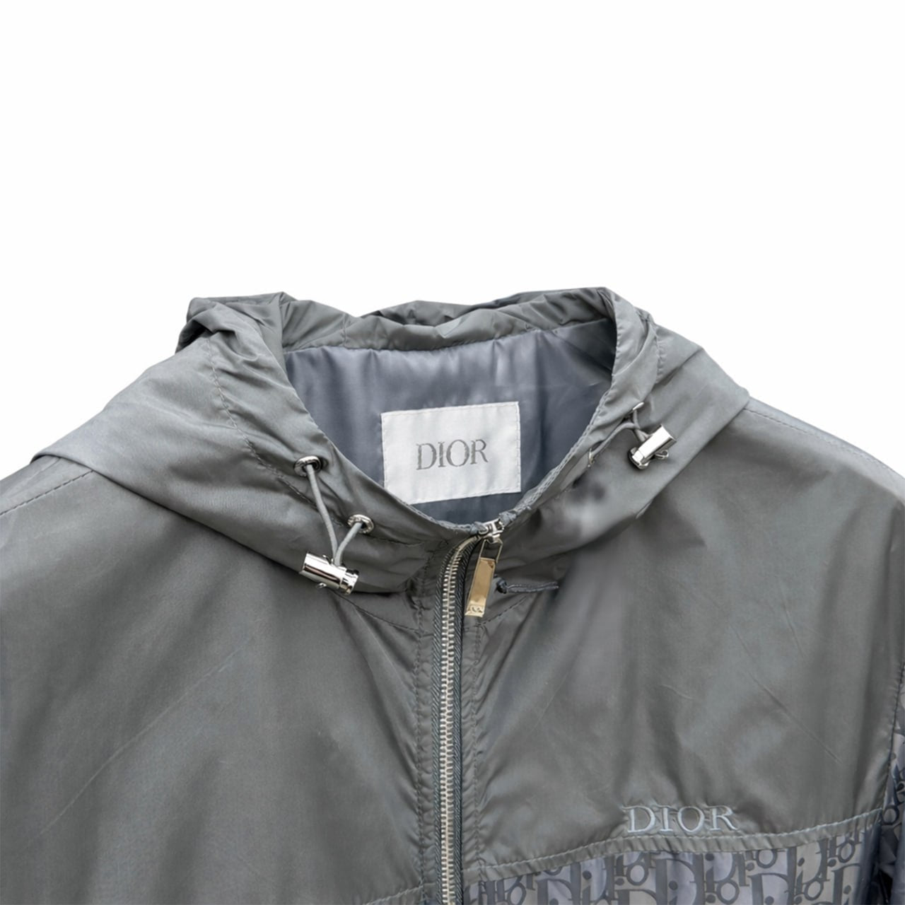 Dior Oblique Hooded Windbreaker Jacket
