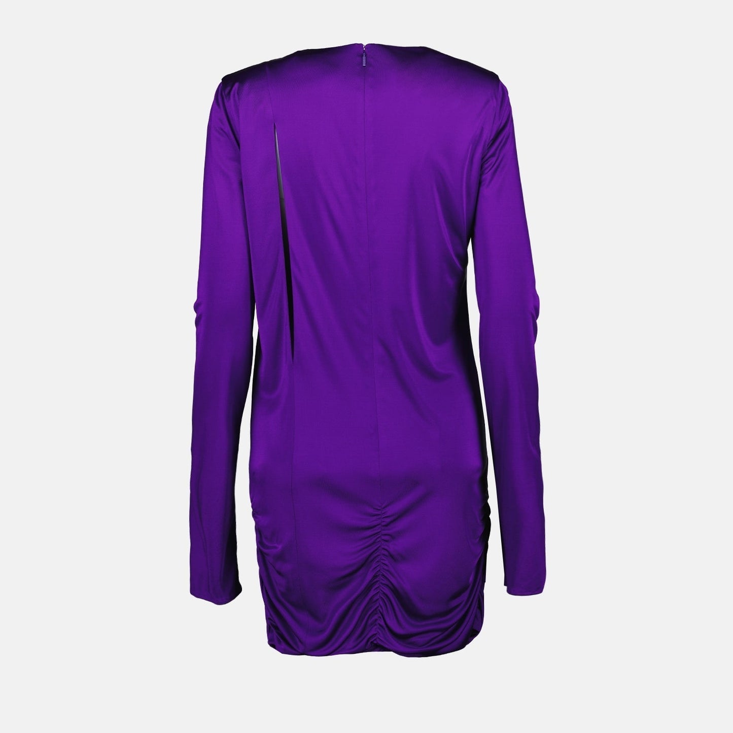 Draped Cut-Out Mini Dress