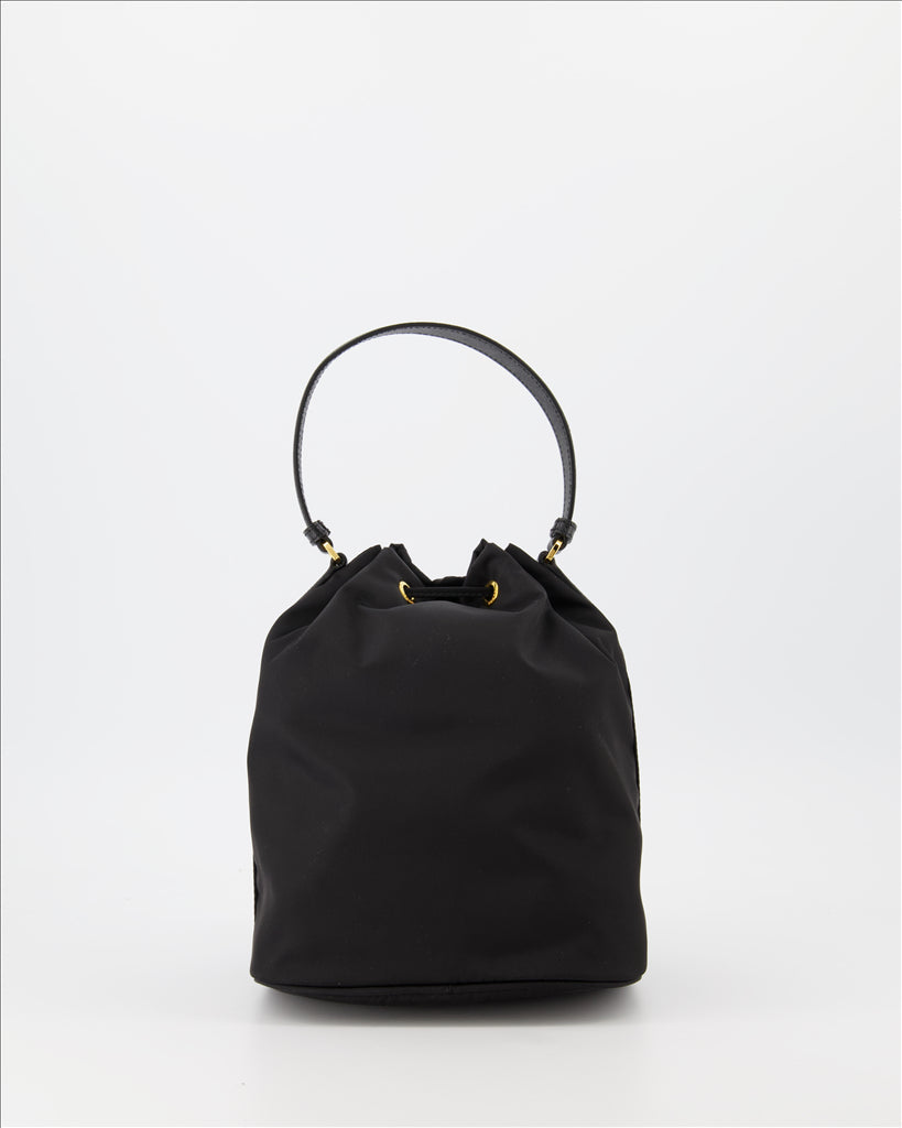 Duet Re-Nylon Mini Bucket Bag (Black)