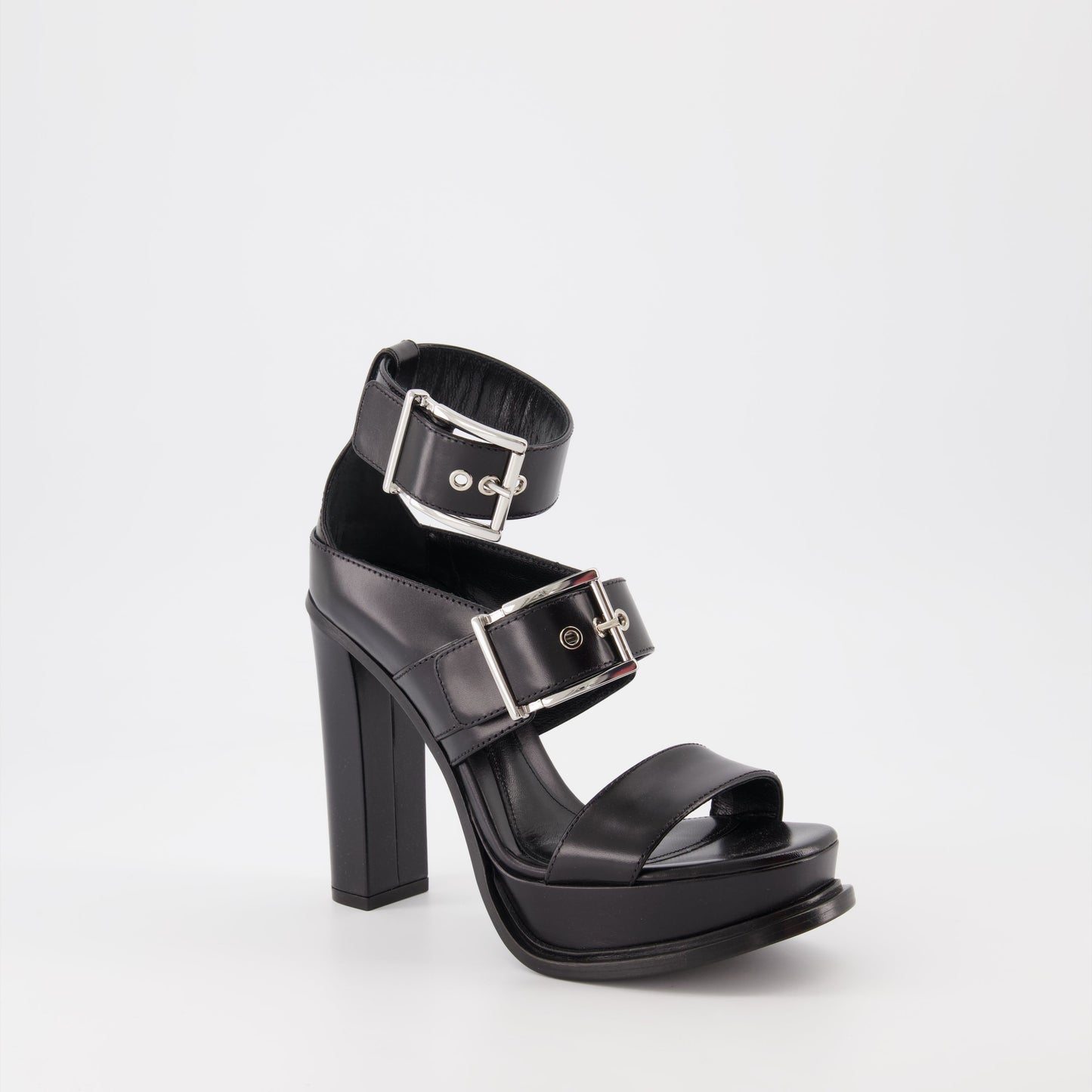 Buckle Platform Sandals