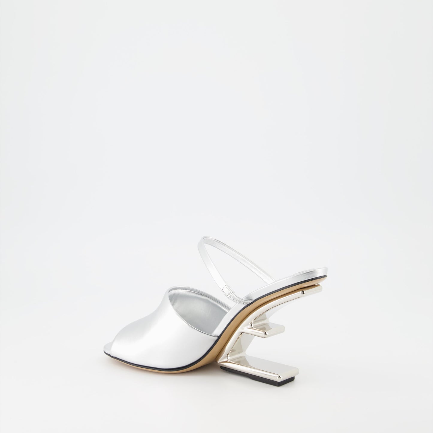 Sculptural Heel Sandals
