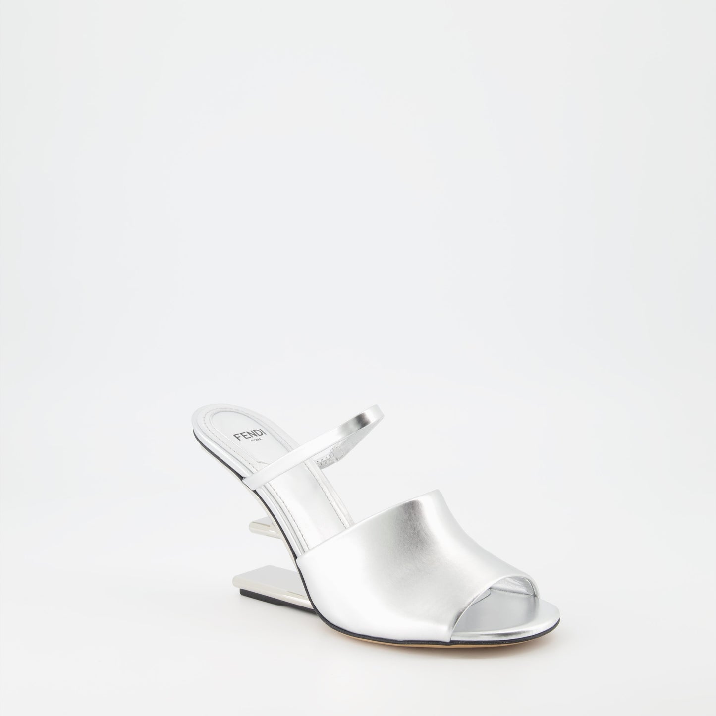 Sculptural Heel Sandals