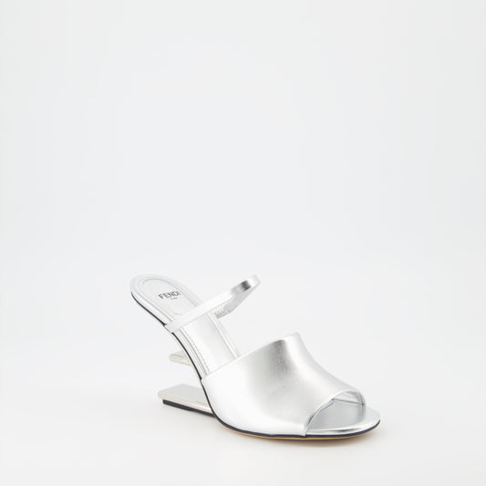 Sculptural Heel Sandals