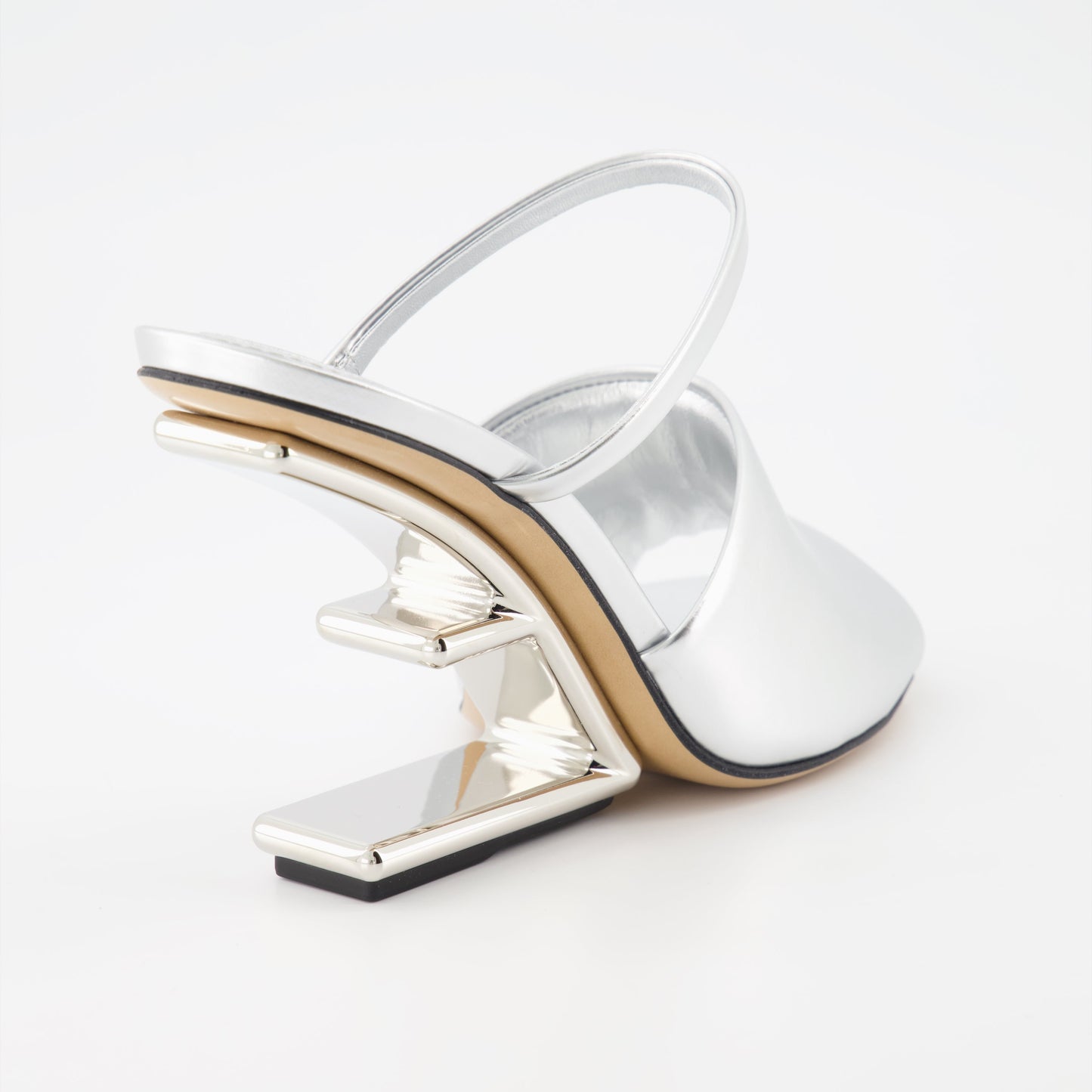 Sculptural Heel Sandals