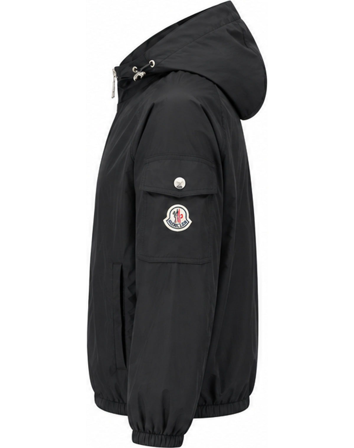 Utility Hooded Windbreaker – Grey & Black