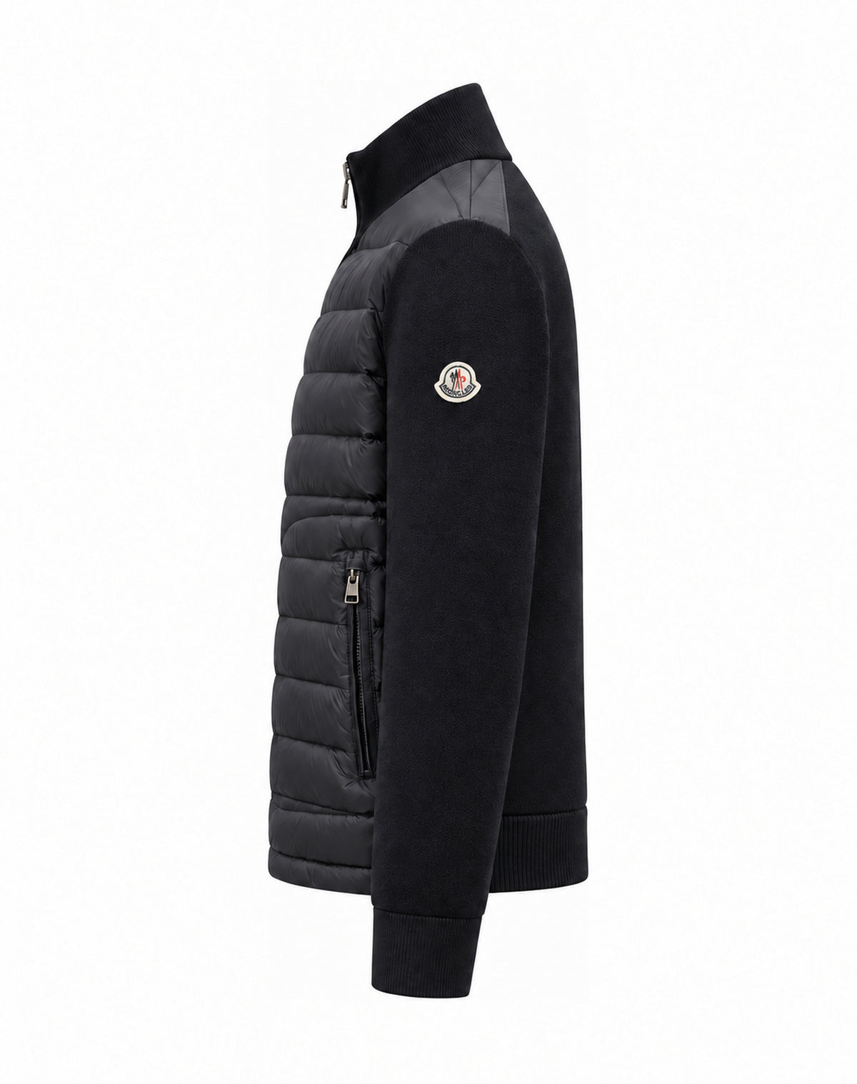 Quilted Zip Cardigan