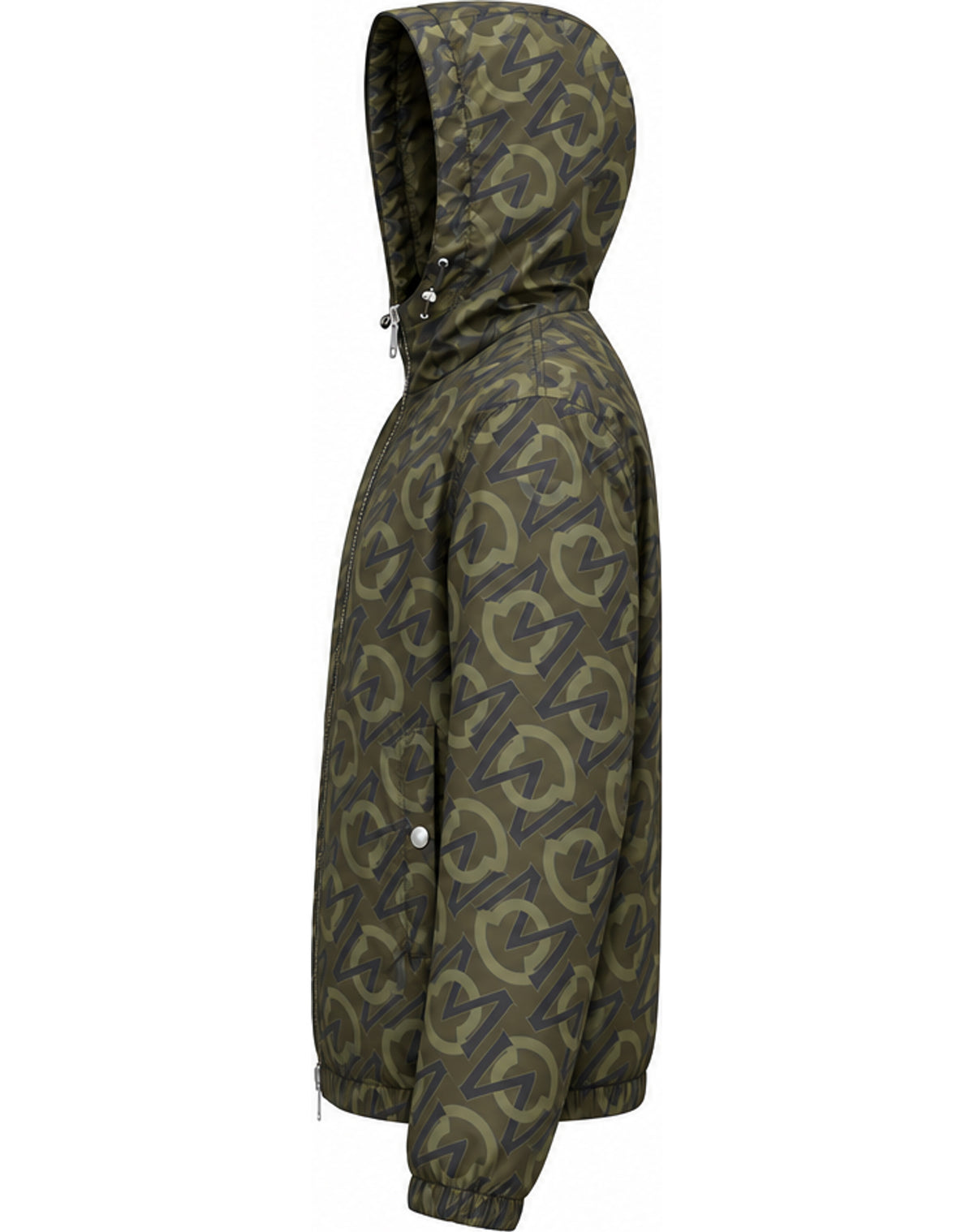 Cretes Reversible Hooded Jacket – Olive