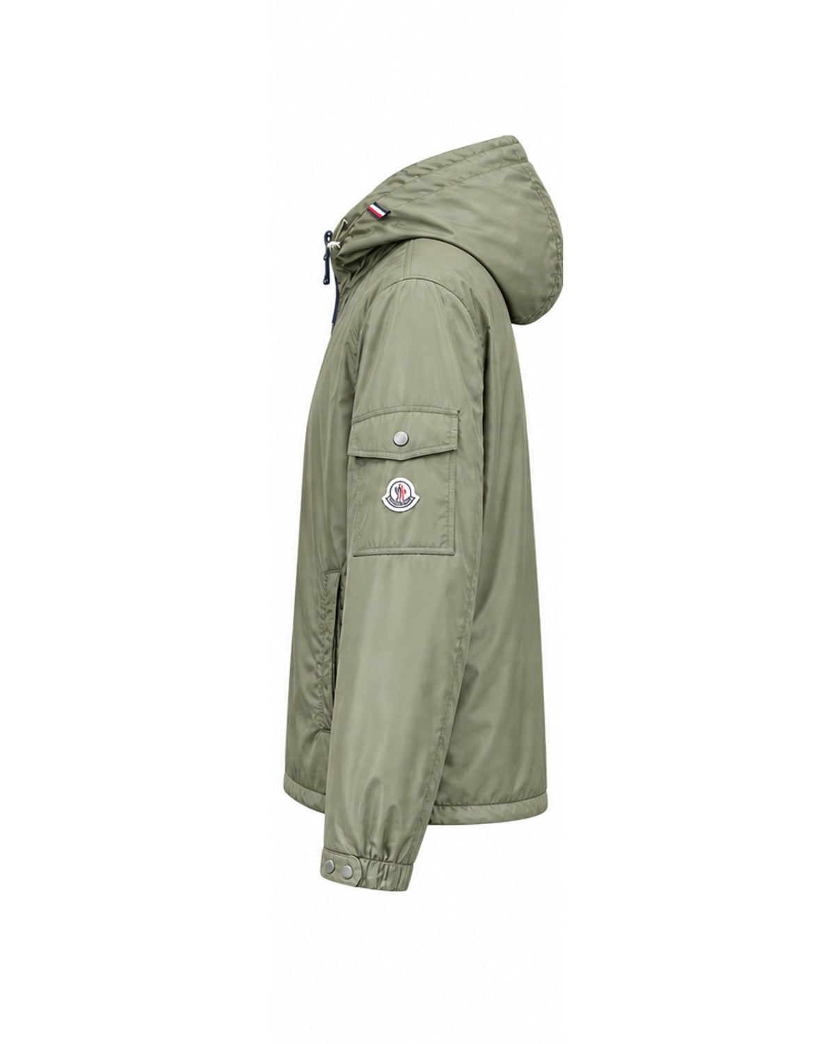 Sleeve-Pocket Hooded Jacket – Black & Olive