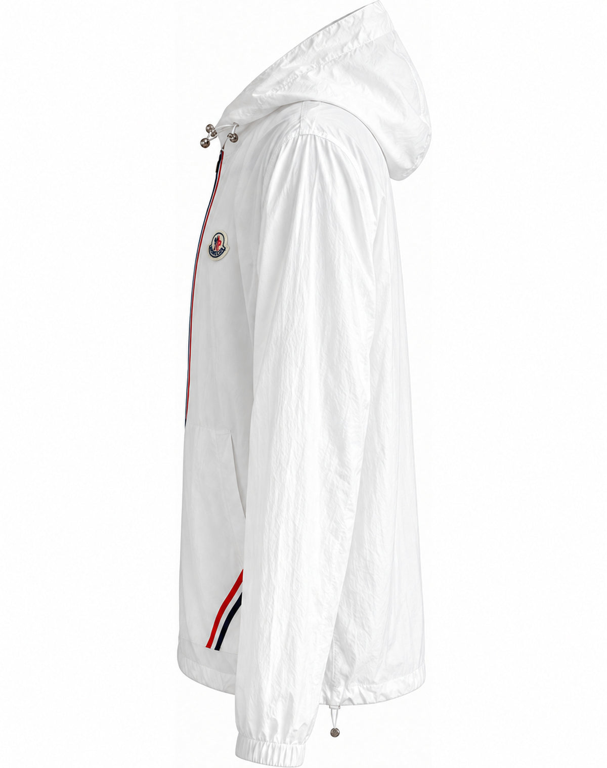 Tricolour Zip Hooded Windbreaker