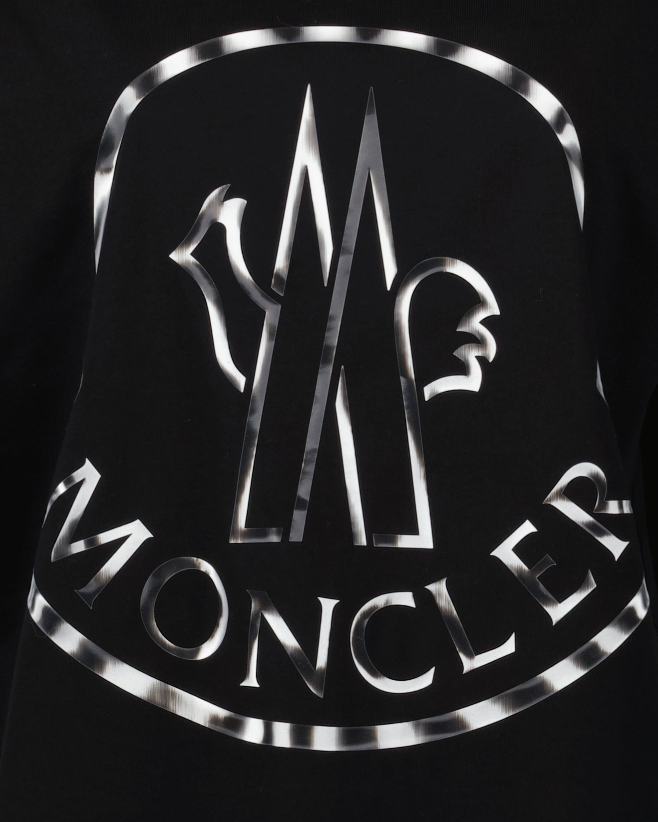 Metallic Logo Cotton T-Shirt