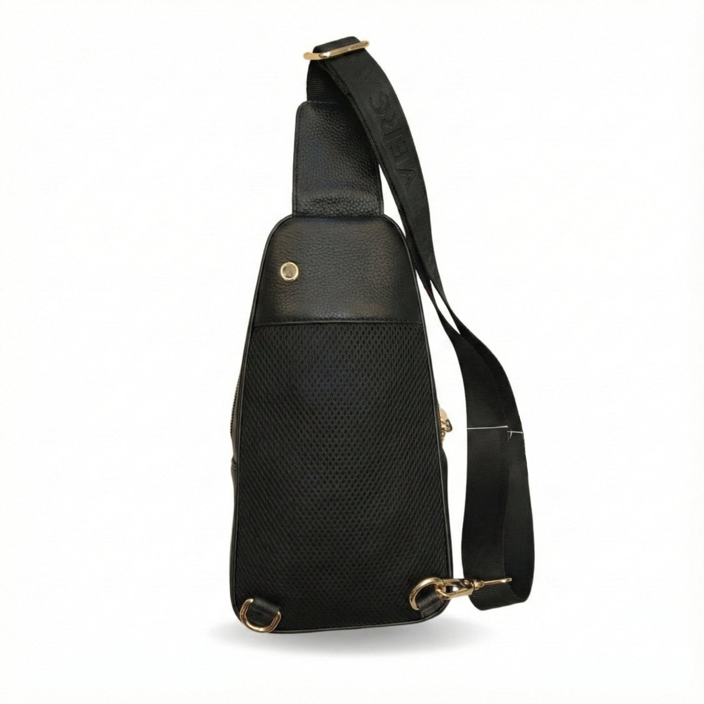 Embossed Leather Sling Bag