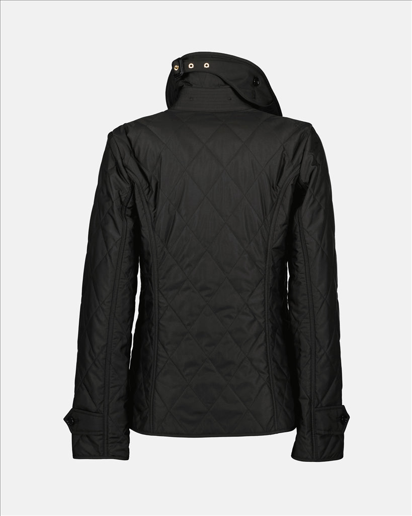 Black Diamond-Quilted Jacket