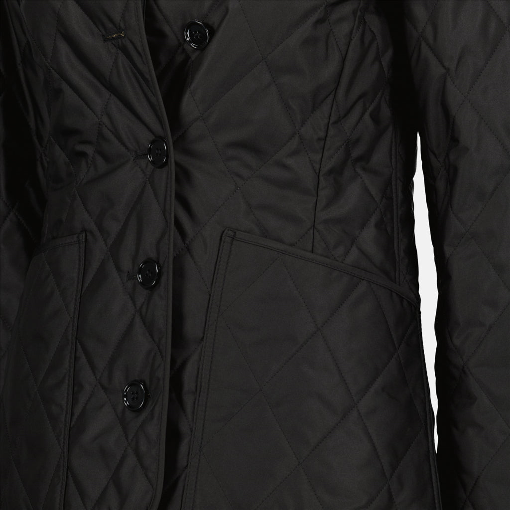 Black Diamond-Quilted Jacket