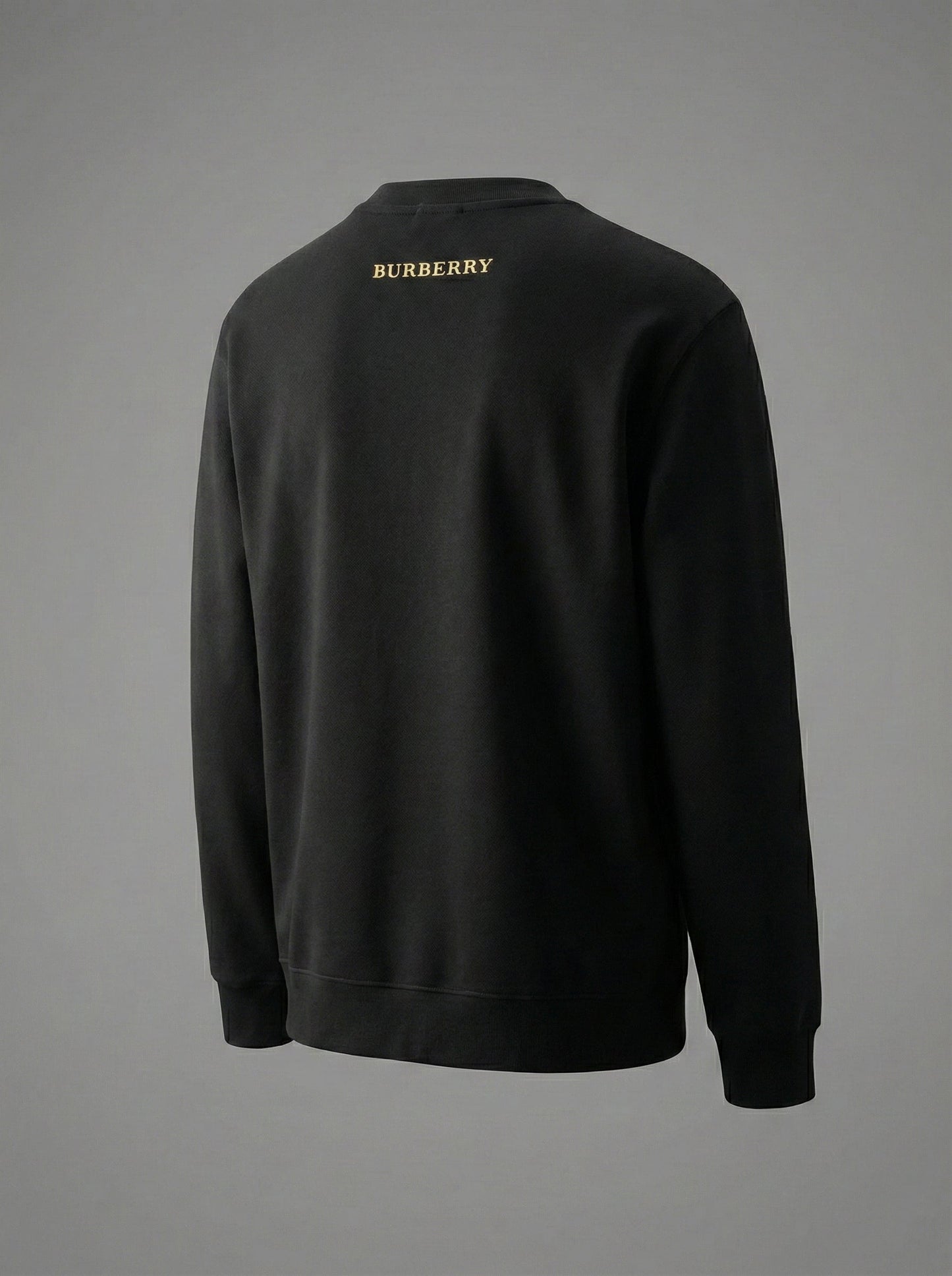 KD Embroidery Checked Panel Sweatshirt | Black and White